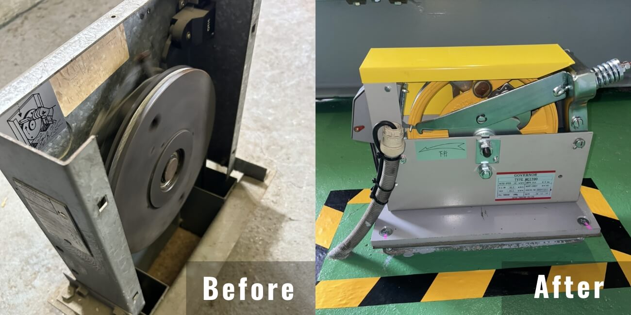 ガバナ装置(落下防止安全装置)