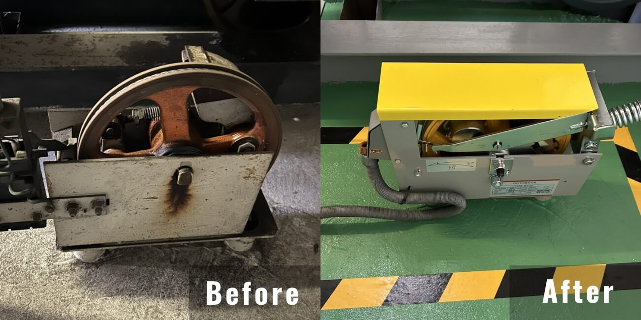 ガバナ装置(落下防止安全装置)